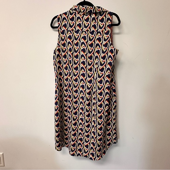 CAbi Multicolor Heart Pattern Midi Dress - Picture 2 of 9